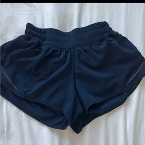 Lululemon hotty hot Navy Blue Shorts